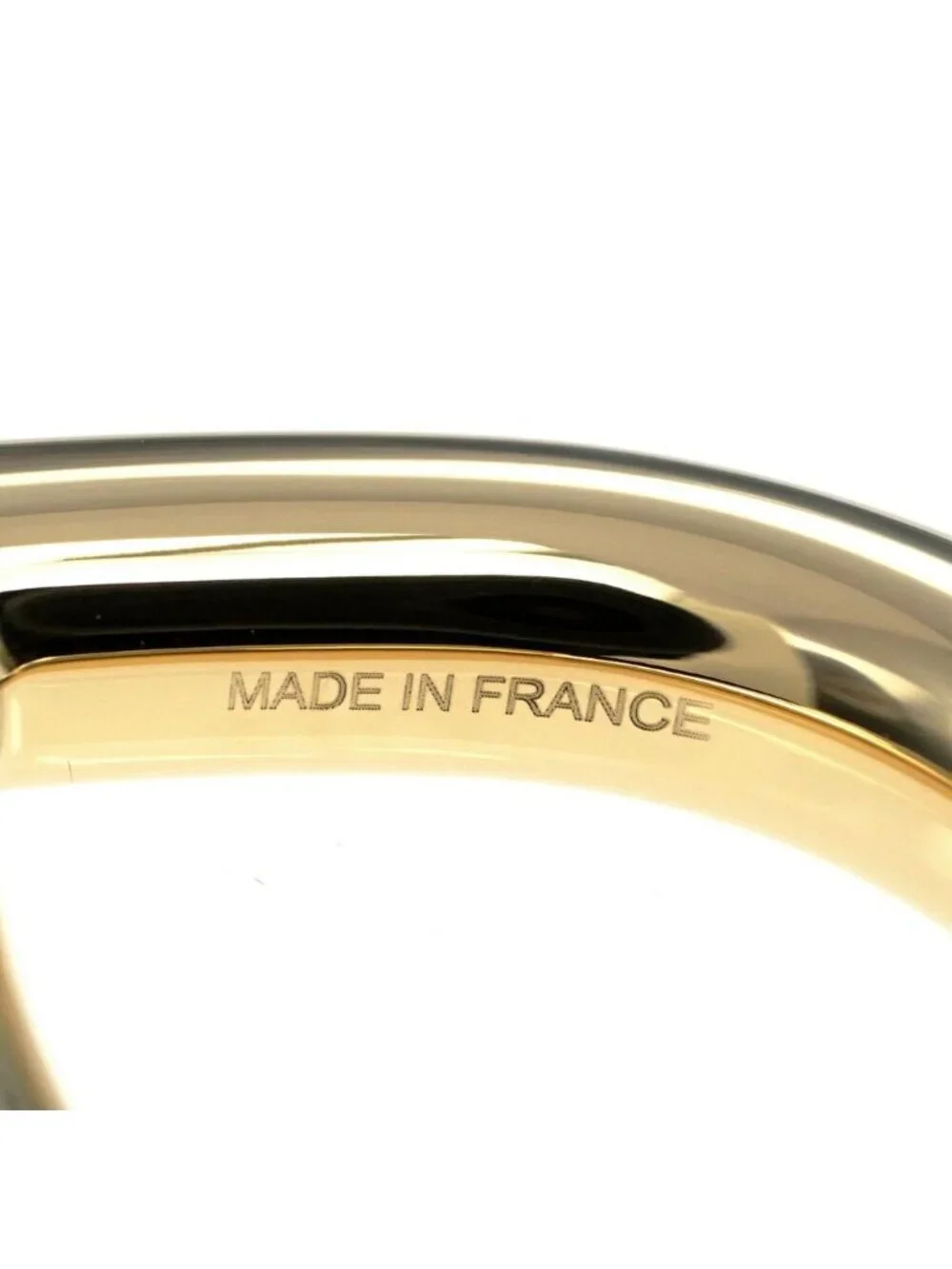 Hermes Scarf Ring Chaine D'ancre Permanent Brass Gold Color - Picture 6 of 11